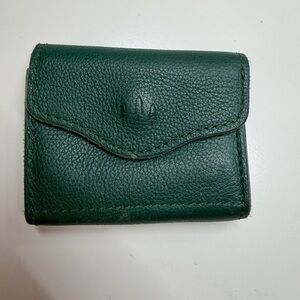 Green Leather Wallet